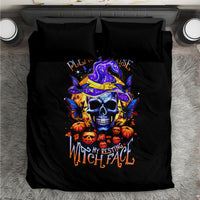 Halloween Skull Bedding Set Please Excuse My Resting Witch Face - Wonder Print Shop