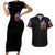 Halloween Skull Couples Matching Short Sleeve Bodycon Dress and Hawaiian Shirt Please Excuse My Resting Witch Face - Wonder Print Shop