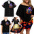 Halloween Skull Family Matching Off Shoulder Short Dress and Hawaiian Shirt Please Excuse My Resting Witch Face - Wonder Print Shop