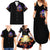 Halloween Skull Family Matching Summer Maxi Dress and Hawaiian Shirt Please Excuse My Resting Witch Face - Wonder Print Shop