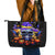 Halloween Skull Leather Tote Bag Please Excuse My Resting Witch Face - Wonder Print Shop