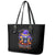Halloween Skull Leather Tote Bag Please Excuse My Resting Witch Face - Wonder Print Shop
