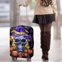 Halloween Skull Luggage Cover Please Excuse My Resting Witch Face - Wonder Print Shop