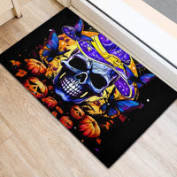 Halloween Skull Rubber Doormat Please Excuse My Resting Witch Face - Wonder Print Shop