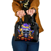 Halloween Skull Shoulder Handbag Please Excuse My Resting Witch Face