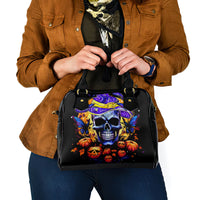 Halloween Skull Shoulder Handbag Please Excuse My Resting Witch Face