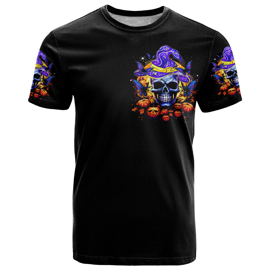 Halloween Skull T Shirt Please Excuse My Resting Witch Face - Wonder Print Shop