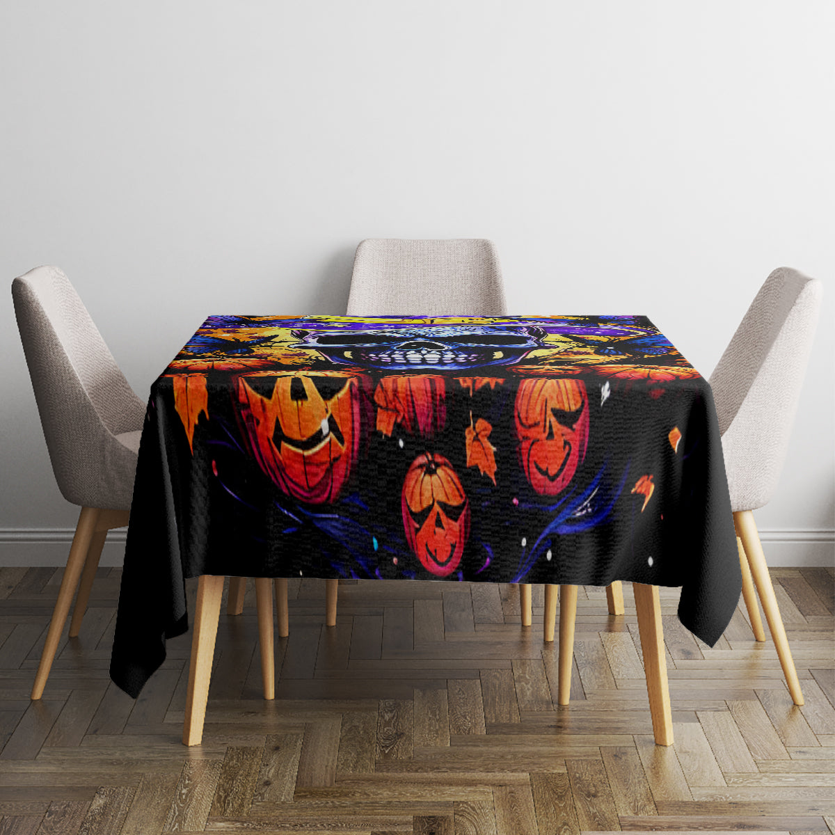 Halloween Skull Tablecloth Please Excuse My Resting Witch Face - Wonder Print Shop