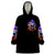 Halloween Skull Wearable Blanket Hoodie Please Excuse My Resting Witch Face - Wonder Print Shop