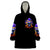 Halloween Skull Wearable Blanket Hoodie Please Excuse My Resting Witch Face - Wonder Print Shop