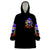 Halloween Skull Wearable Blanket Hoodie Please Excuse My Resting Witch Face - Wonder Print Shop