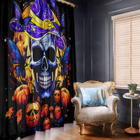 Halloween Skull Window Curtain Please Excuse My Resting Witch Face - Wonder Print Shop