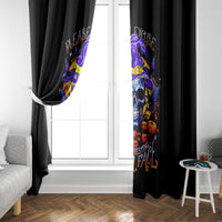 Halloween Skull Window Curtain Please Excuse My Resting Witch Face - Wonder Print Shop