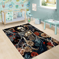Angel Skull Area Rug Sometimes An Angel Sometimes A Hellraiser - Wonder Print Shop