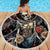 Angel Skull Beach Blanket Sometimes An Angel Sometimes A Hellraiser - Wonder Print Shop