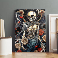 Angel Skull Canvas Wall Art Sometimes An Angel Sometimes A Hellraiser - Wonder Print Shop