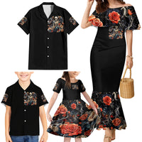 Angel Skull Family Matching Mermaid Dress and Hawaiian Shirt Sometimes An Angel Sometimes A Hellraiser - Wonder Print Shop