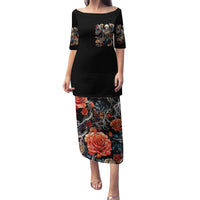 Angel Skull Family Matching Puletasi and Hawaiian Shirt Sometimes An Angel Sometimes A Hellraiser - Wonder Print Shop