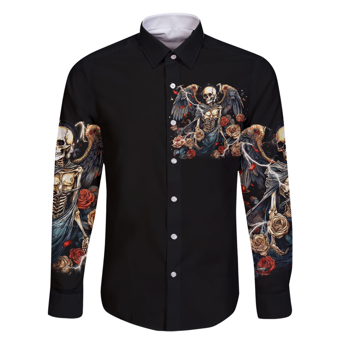 Angel Skull Family Matching Summer Maxi Dress and Hawaiian Shirt Sometimes An Angel Sometimes A Hellraiser - Wonder Print Shop