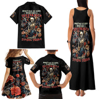 Angel Skull Family Matching Tank Maxi Dress and Hawaiian Shirt Sometimes An Angel Sometimes A Hellraiser - Wonder Print Shop
