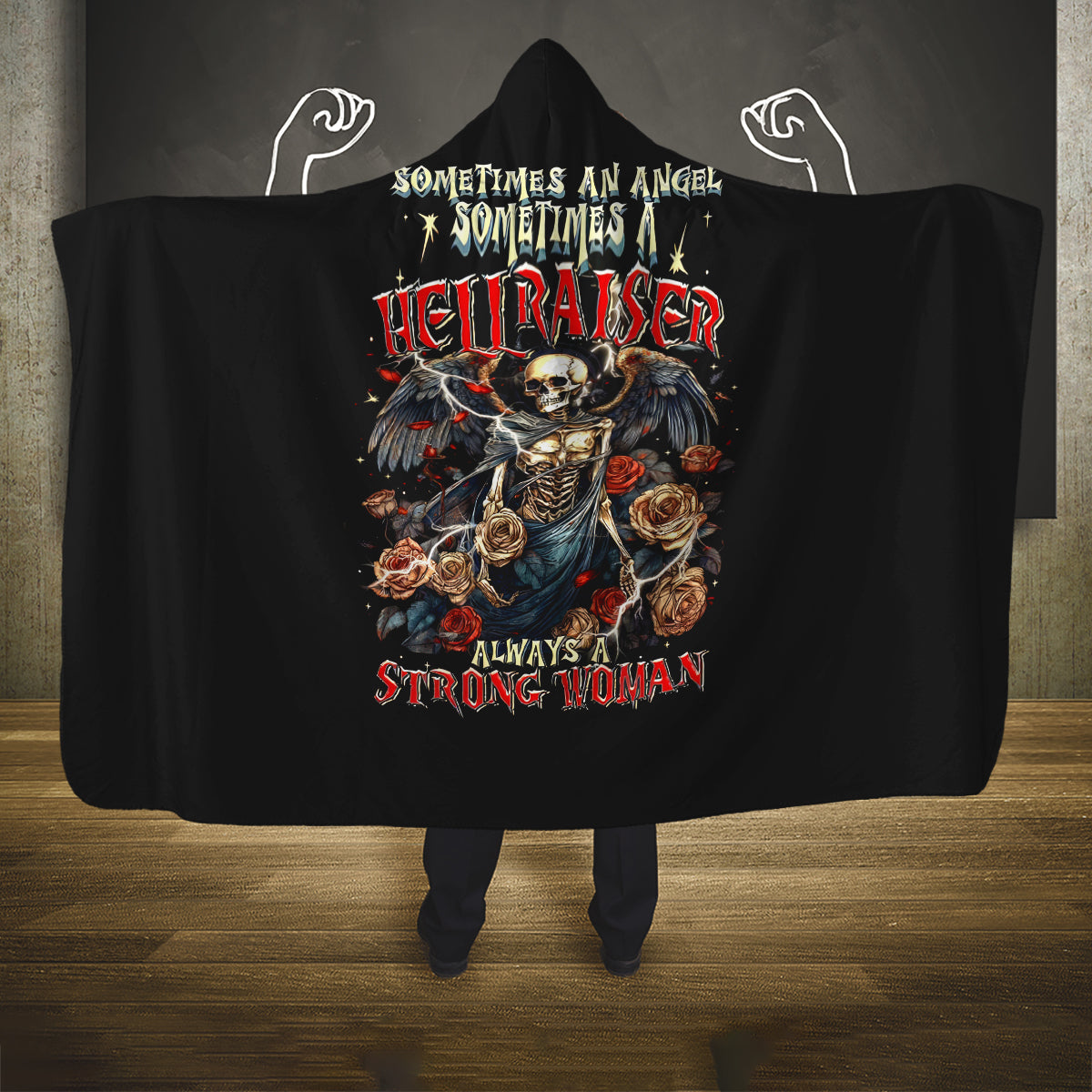 angel-skull-hooded-blanket-sometimes-an-angel-sometimes-a-hellraiser