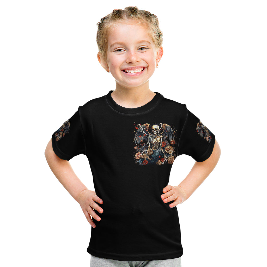 Angel Skull Kid T Shirt Sometimes An Angel Sometimes A Hellraiser - Wonder Print Shop