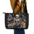 Angel Skull Leather Tote Bag Sometimes An Angel Sometimes A Hellraiser - Wonder Print Shop