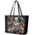 Angel Skull Leather Tote Bag Sometimes An Angel Sometimes A Hellraiser - Wonder Print Shop