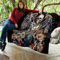 Angel Skull Quilt Sometimes An Angel Sometimes A Hellraiser - Wonder Print Shop