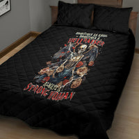 Angel Skull Quilt Bed Set Sometimes An Angel Sometimes A Hellraiser - Wonder Print Shop