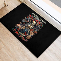Angel Skull Rubber Doormat Sometimes An Angel Sometimes A Hellraiser - Wonder Print Shop