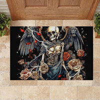 Angel Skull Rubber Doormat Sometimes An Angel Sometimes A Hellraiser - Wonder Print Shop