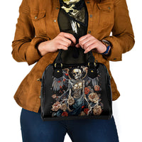 Angel Skull Shoulder Handbag Sometimes An Angel Sometimes A Hellraiser
