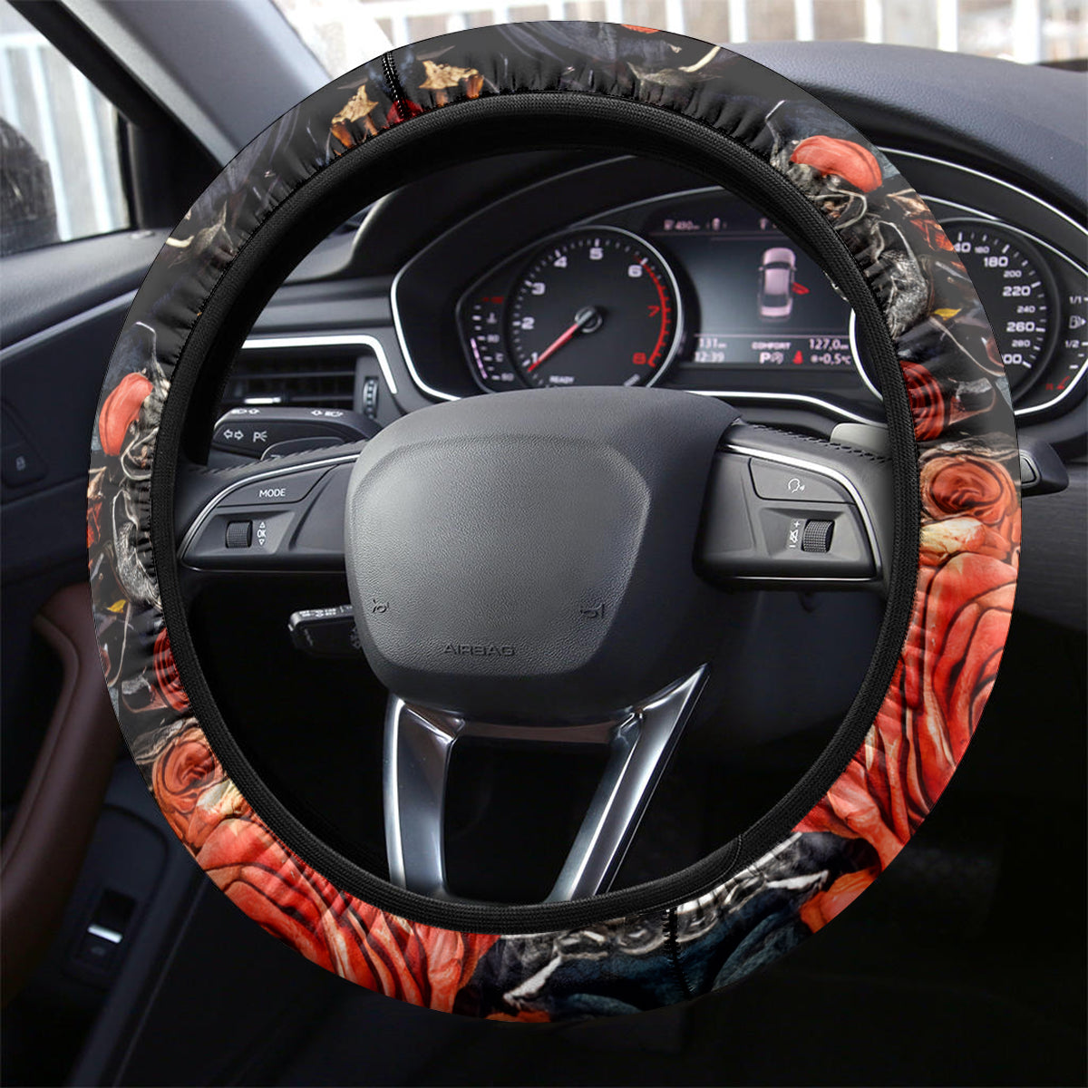 Angel Skull Steering Wheel Cover Sometimes An Angel Sometimes A Hellraiser - Wonder Print Shop