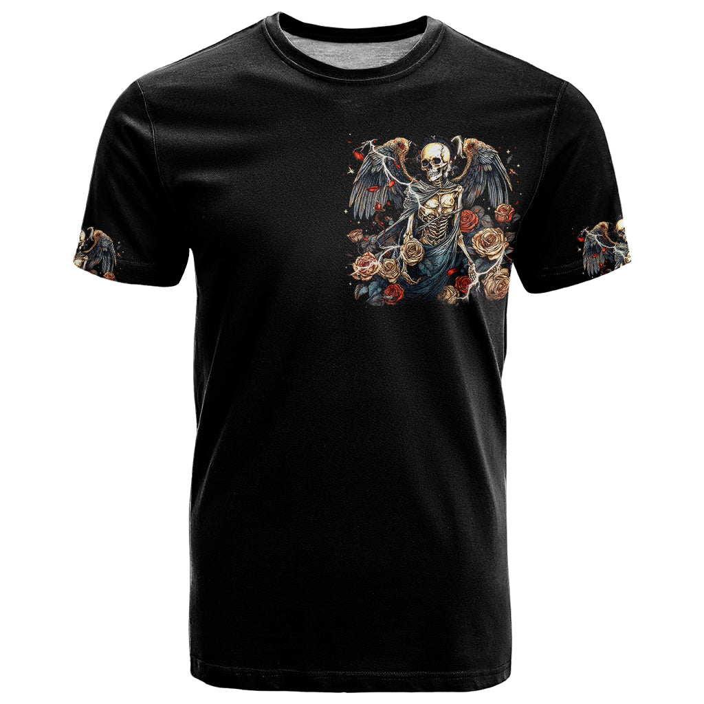 Angel Skull T Shirt Sometimes An Angel Sometimes A Hellraiser - Wonder Print Shop
