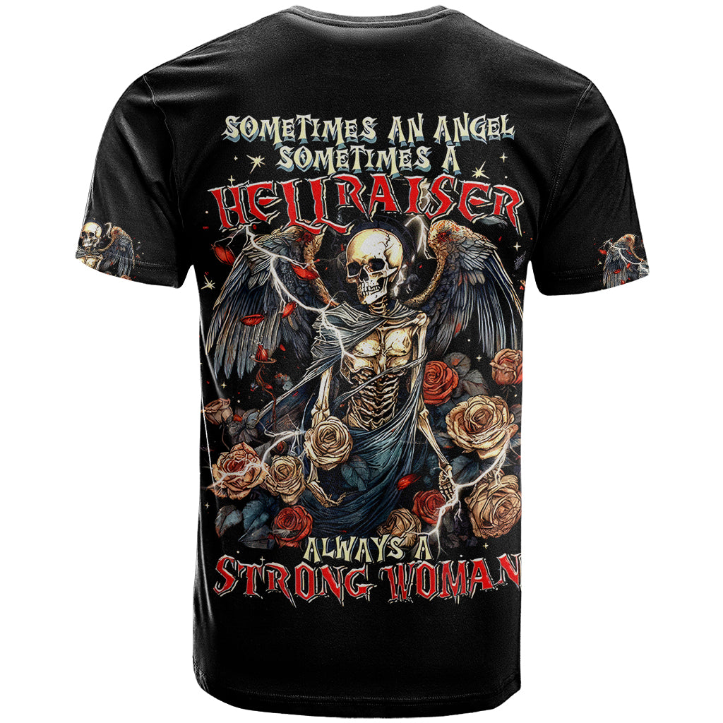 Angel Skull T Shirt Sometimes An Angel Sometimes A Hellraiser - Wonder Print Shop