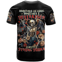 Angel Skull T Shirt Sometimes An Angel Sometimes A Hellraiser - Wonder Print Shop
