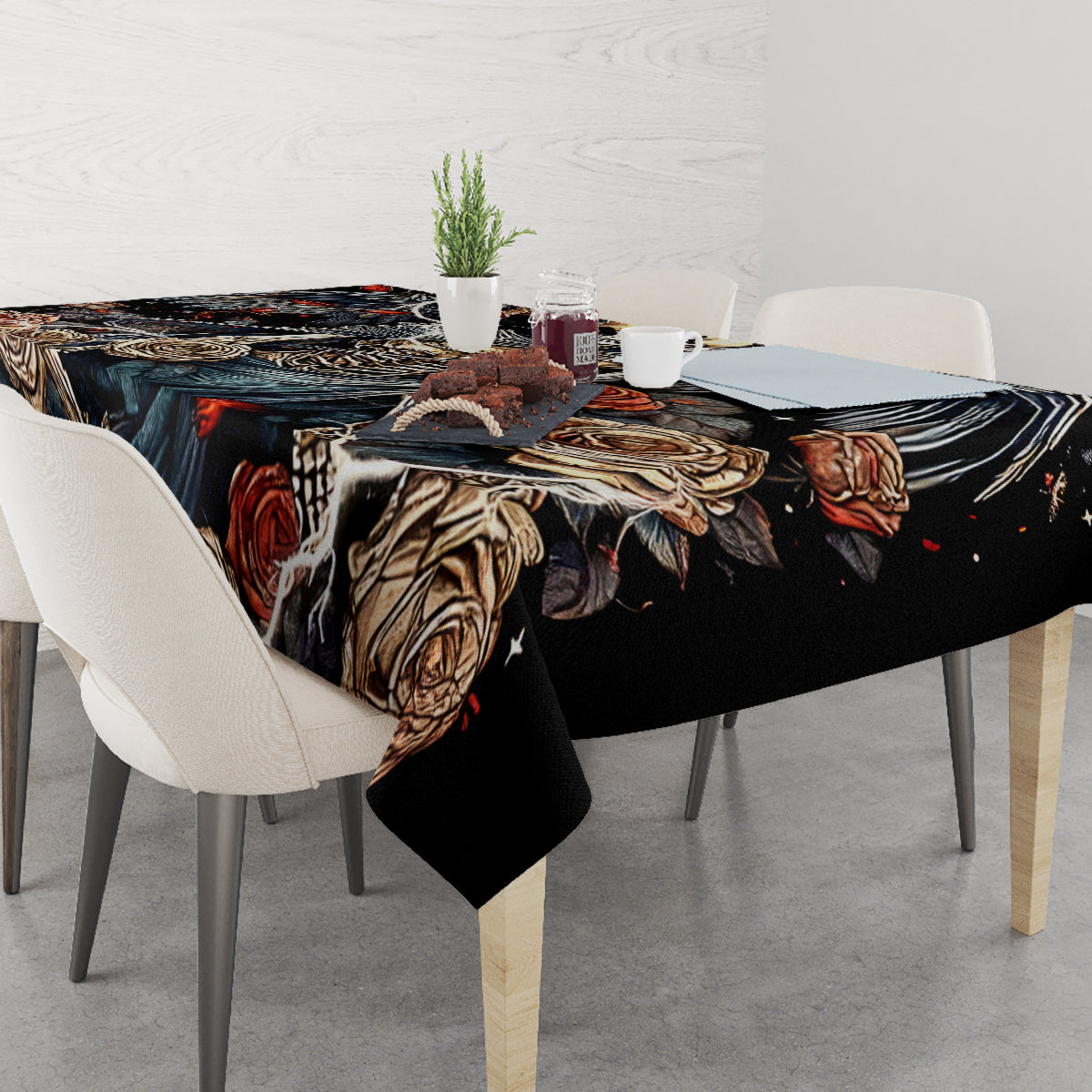Angel Skull Tablecloth Sometimes An Angel Sometimes A Hellraiser - Wonder Print Shop