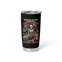 Angel Skull Tumbler Cup Sometimes An Angel Sometimes A Hellraiser - Wonder Print Shop