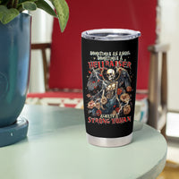 Angel Skull Tumbler Cup Sometimes An Angel Sometimes A Hellraiser - Wonder Print Shop