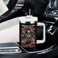 Angel Skull Tumbler With Handle Sometimes An Angel Sometimes A Hellraiser - Wonder Print Shop