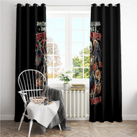 Angel Skull Window Curtain Sometimes An Angel Sometimes A Hellraiser - Wonder Print Shop