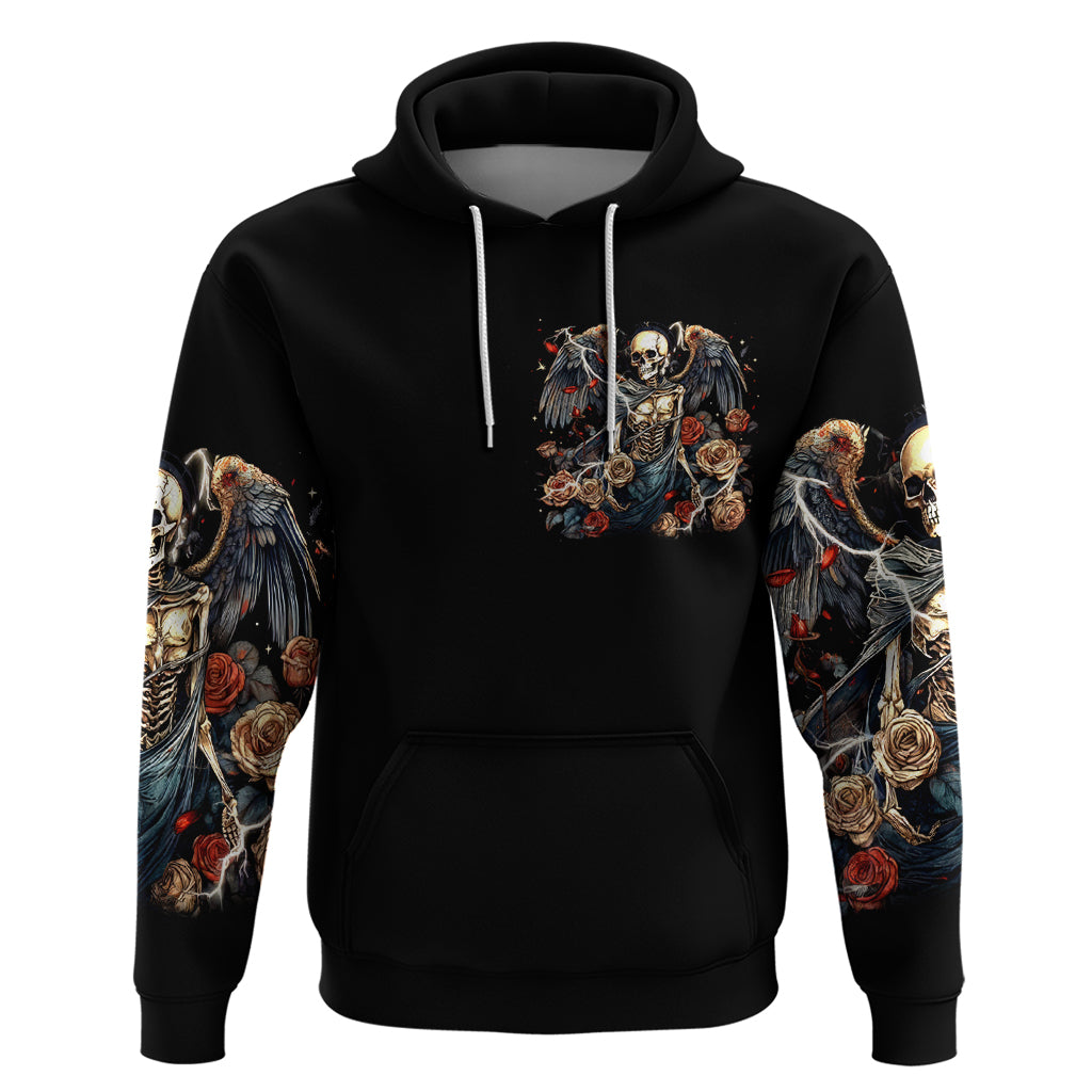 Angel Skull Zip Hoodie Sometimes An Angel Sometimes A Hellraiser - Wonder Print Shop