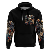 Angel Skull Zip Hoodie Sometimes An Angel Sometimes A Hellraiser - Wonder Print Shop