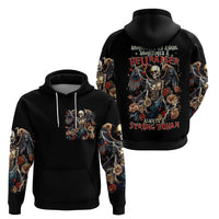 Angel Skull Zip Hoodie Sometimes An Angel Sometimes A Hellraiser - Wonder Print Shop