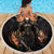 Warrior Skull Beach Blanket Warriors Are The One Who Always Fight - Wonder Print Shop