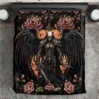 Warrior Skull Bedding Set Warriors Are The One Who Always Fight - Wonder Print Shop