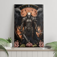 Warrior Skull Canvas Wall Art Warriors Are The One Who Always Fight - Wonder Print Shop