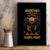Warrior Skull Canvas Wall Art Warriors Are The One Who Always Fight - Wonder Print Shop