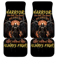 Warrior Skull Car Mats Warriors Are The One Who Always Fight - Wonder Print Shop
